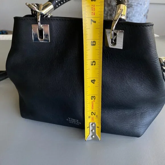 Vince Camuto Elva Studded Leather Satchel Crossbody Bag​ - Picture 13 of 15